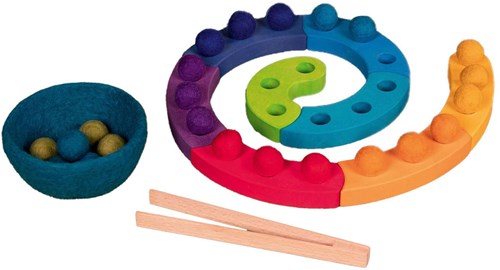 Goki Kaleidoskop Spielzeug - buntes optisches Spielzeug Flower Power-3