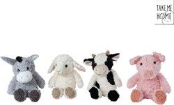 Take Me Home Plüsch Bauernhoftiere Kuscheltiere 4ass 23-30cm Spielzeug