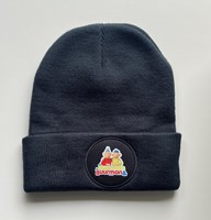 Buurman en Buurman Beanie Mütze blau mit Logo - warme Wintermütze-2