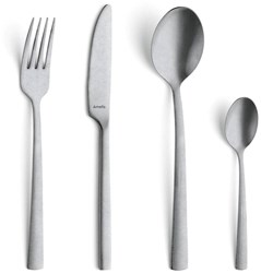 Amefa Besteckset Vintage Stonewash - 16-teiliges Edelstahl Set