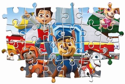 Clementoni Puzzle - Paw Patrol - 104 Maxi Teile - Kinderpuzzle Karton-2