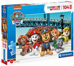 Clementoni Puzzle Paw Patrol 104 Teile - Maxi Kinderpuzzle Karton