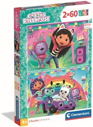 Clementoni Puzzle Gabby's Dollhouse 2x60 Teile Spielzeug