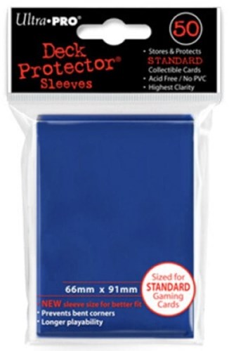 Ultra Pro Spielkartenschutzhüllen Standard Blau 50 Stück - Kartenschutz-2