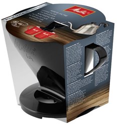 Melitta Kaffeefilterhalter schwarz 1x4 manuelles Kaffeebrühen