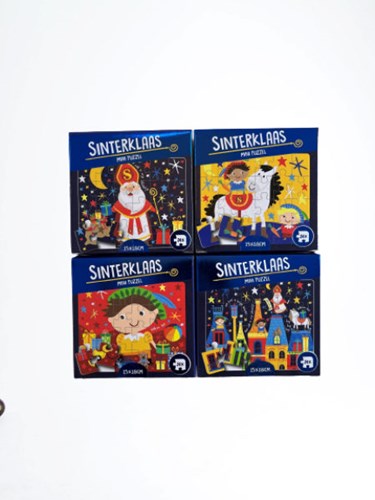 24 Mini-Puzzle Sankt Nikolaus 24 Teile im Karton