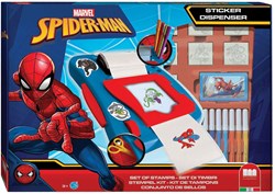 Multiprint Spiderman Stickermaschine Set mit Stempeln und Filzstiften