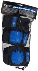 Skate Schutzset blau Größe M - 6-teilig für Kinder
