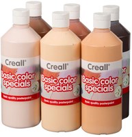Creall Plakatfarbe Set - Schulmalfarben Farben der Welt 6x500ml-2