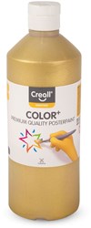 Creall Plakatfarbe Gold 500ml - Schulmalfarbe für Kinder und Erwachsene