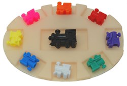 HOT Games Domino Erweiterungsset Mexican Train - Spiel für Kinder
