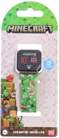 Accutime Minecraft Kinderuhr LED Digital Touchscreen grün