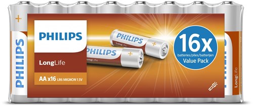 AA Batterien Philips Longlife Vorteilspack 16 Stück energiesparend-2