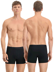 Puma Herren Sport Boxershorts Schwarz XL - Active Sport Twin Pack