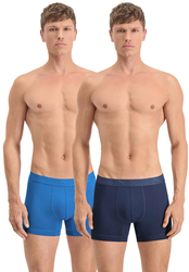 Puma Sport Boxershorts Active Twin Pack Blau XL atmungsaktiver Komfort