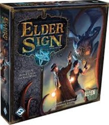 Fantasy Flight Games Brettspiel Elder Sign - Kooperatives Würfelspiel Arkham Horror