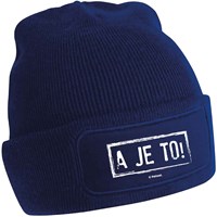 Buurman & Buurman Mütze Beanie Blau für Kinder und Erwachsene