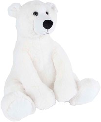Plüsch Eisbär sitzend 33cm - weiches Kuscheltier Spielzeug