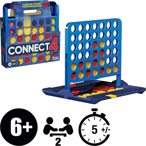 Hasbro Connect 4 Strategiespiel für Kinder und Familien