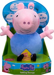 Chillfactor Peppa Pig Plüschfigur George sprechendes Kuscheltier Spielzeug
