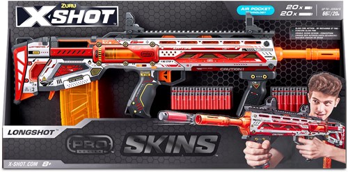 Zuru X-Shot pro-series sinister - Dartblaster mit 40 Darts rot Spielzeug