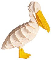 FRIDOLIN 3D-Papiermodell - Pelikan-3