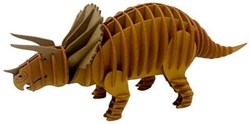 Fridolin 3D Papiermodell Dinosaurier Triceratops Bastelset