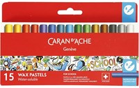 Caran d'Ache Wachsmalstifte Junior Set 15 Stück Malen Kinder Kreativ-2