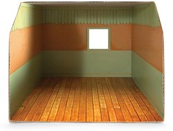 Het Muizenhuis Spielzeug Babyzimmer - Karton-Spielset für Kinder