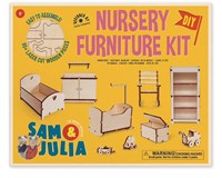 Het Muizenhuis Babyzimmer Möbelset - Puppenhaus Zubehör Spielzeug