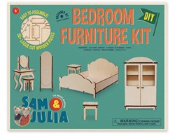 Het Muizenhuis Schlafzimmer Möbelset - Puppenhaus Zubehör Karton
