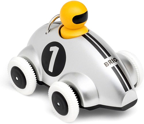 Brio Rennwagen Push & Go Silber Special Edition Spielzeugauto