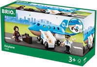 Brio Flugzeug Boarding Set Spielzeugflugzeug mit Passagieren und Treppe-2