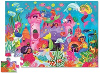 Crocodile Creek Bodenpuzzle Meerjungfrau Palast 36 Teile Karton-2