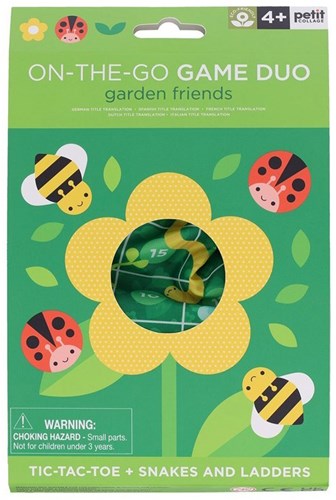 Petit Collage Reisespiel Duo - Gartenfreunde - klassisches Kinderspiel