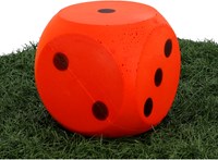 Großer weicher Schaumstoffwürfel rot 16cm Würfelspiel Zubehör-2