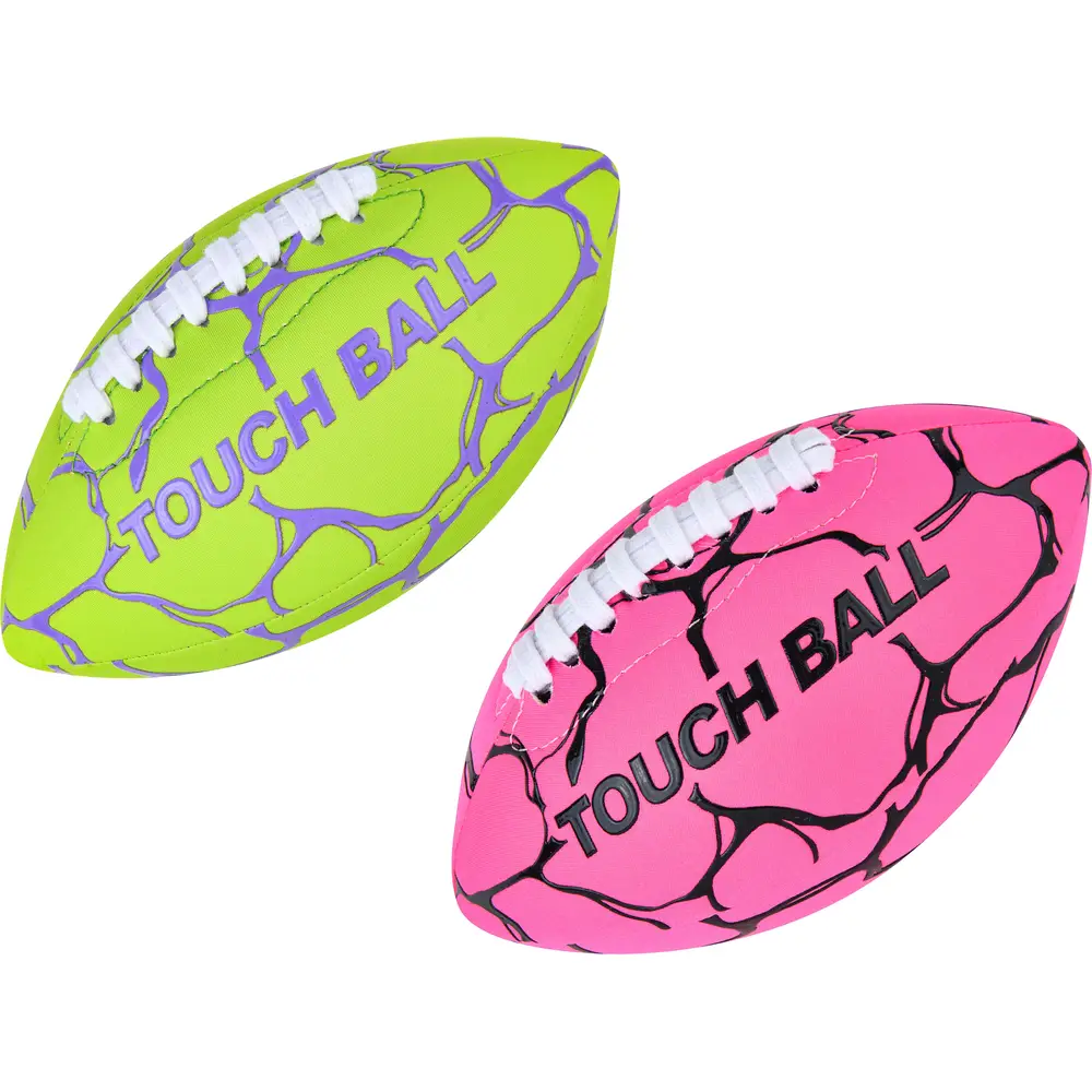 New Sports American Football Neopren Ball grün pink Spielzeug