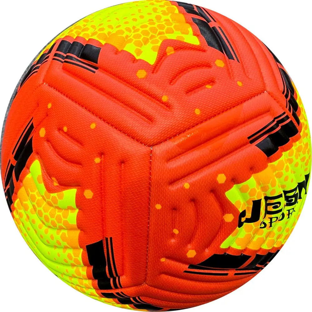 New Sports Fußball orange-gelb Größe 5 PVC Ball Outdoor
