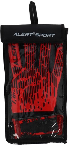 Alert Torwarthandschuhe Fußball mit Handgelenkschutz Größe M Latex PU-3