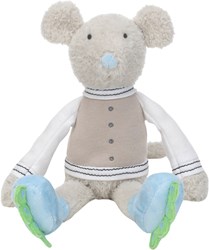 Happy Horse Kuscheltier Maus Mats 24 cm - grau - weiches Plüschspielzeug