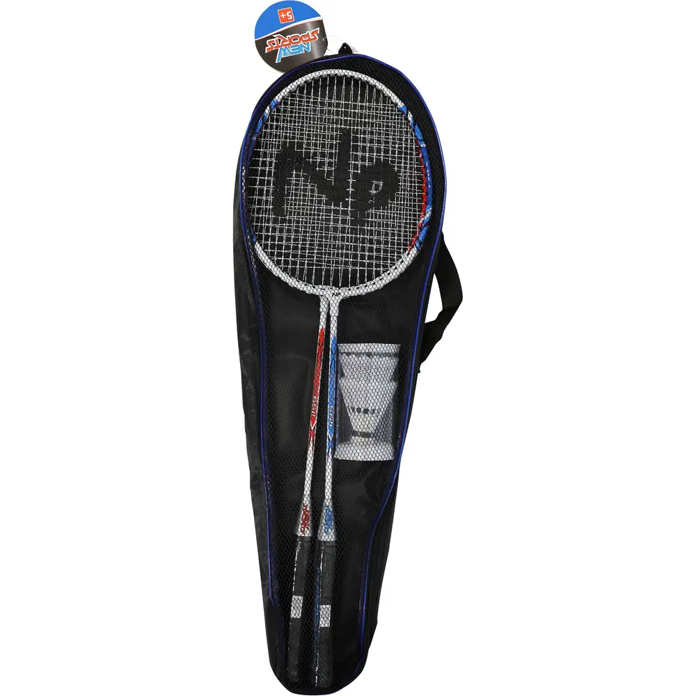 New Sports Badminton Set Training für Kinder in Tasche mehrfarbig