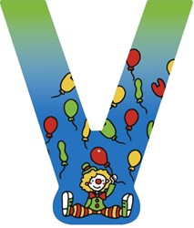 Heimess Holzbuchstabe V Spielzeug Dekoration 6er Set