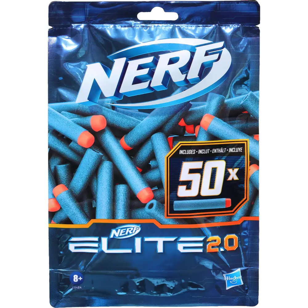 Hasbro Nerf Elite 2.0 Dart Nachfüllpackung - 50 Stück Pfeile Refill