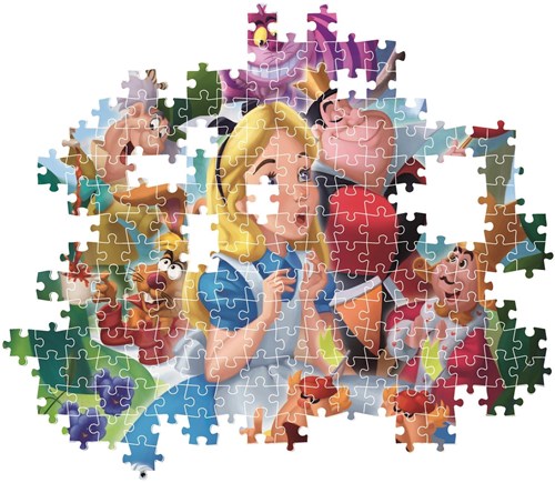 Clementoni Puzzle 1000 Teile Disney Alice im Wunderland Kompaktbox-3