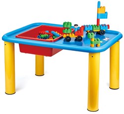 PolyM Bautisch - Spieltisch für Kinder - Mehrfarbig
