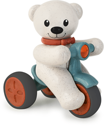 Tolo Bio Push and Go Bär - nachhaltiges Lernspielzeug für Kleinkinder