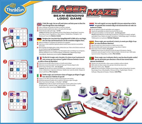 Thinkfun Laser Maze - Logikspiel mit 60 Herausforderungen - Wissenschaft Spielzeug-2