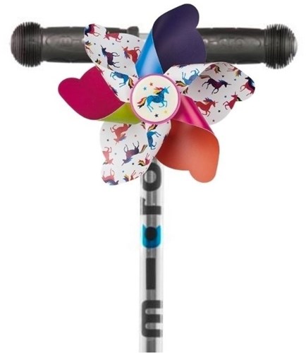 Micro Windmühle Einhorn Scooter Zubehör - bunt und langlebig-2