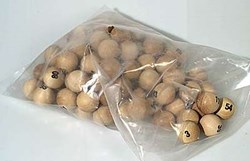 HOT Sports + Toys Holz Lotto Kien Kugeln Set 90 Stück nummeriert 25mm