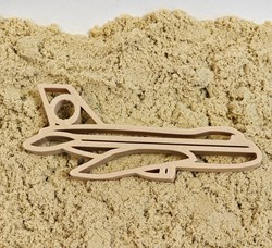 Grennn Flugzeug Ausstecher - Lernspielzeug für Knete und Sand